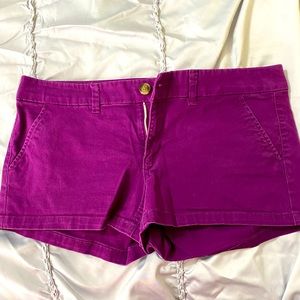 American eagle purple shorts
